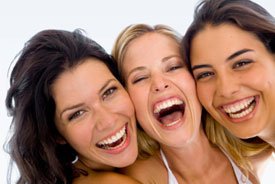 women-laughing