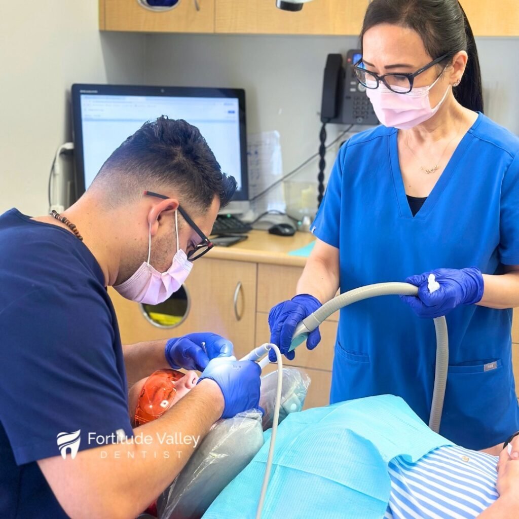 The Benefits of Sedation DentistryChoosing sedation dentistry in Fortitude Valley Dentist can completely transform the way you experience dental care. For patients who have avoided the dentist for years due to anxiety, fear, or previous negative experiences, sleep dentistry offers a calm, comfortable, and pain-free alternative — helping you maintain your oral health without stress.At Fortitude Valley Dentist, we focus on creating a supportive, judgement-free environment where you can feel confident receiving the treatment you need.
Here are some of the key benefits of our sedation dentistry services in Brisbane:1. Anxiety-Free Experience
Say goodbye to dental fear. Sedation helps you feel deeply relaxed, calm, and detached from any stress or discomfort. Many patients describe the experience as peaceful — often with little to no memory of the procedure itself. Whether you’re undergoing a filling, extraction, or implant, your visit becomes a gentle and positive one.2. Pain-Free Procedures
With advanced sedation options available at Fortitude Valley Dentist, you can rest assured that discomfort is minimised — or completely eliminated. Our team takes every measure to ensure a pain-free dental experience, allowing you to receive the care you need without hesitation or fear.3. Multiple Treatments in One Visit
Sedation makes it possible for our dentists to perform multiple or lengthy procedures in a single appointment, saving you time and reducing the need for multiple visits. Whether you need several fillings, a root canal, or dental implants, sedation helps complete treatment efficiently while keeping you relaxed throughout.4. Reduced Gag Reflex
For patients with a strong gag reflex, even simple dental procedures can be challenging. Sedation helps relax your body’s reflexes, allowing your dentist to work comfortably and effectively — without interruptions or distress.5. Safe and Monitored Environment
At Fortitude Valley Dentist, your safety is always our top priority. All sedation methods are administered and continuously monitored by qualified dental professionals who follow strict safety protocols. From preparation to recovery, you’re in expert hands every step of the way.6. Faster Recovery
Recovery from IV sedation is typically quick — most patients can return home within a few hours with the help of a responsible adult. You’ll wake up feeling calm, refreshed, and relieved that your treatment was completed comfortably and successfully.7. Greater Confidence and Better Oral Health
Perhaps the most lasting benefit of all is renewed confidence. Many anxious patients who try sleep dentistry in Brisbane discover they no longer fear dental care. By making visits positive and pain-free, sedation helps you stay consistent with your oral health — leading to stronger teeth, improved wellbeing, and a brighter smile for years to come.